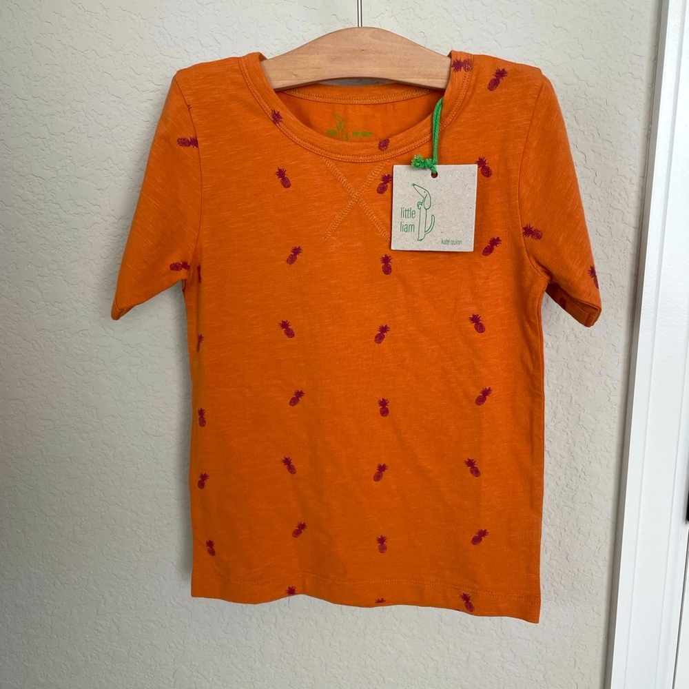 LittleLiam NWT pineapple short sleeve 5y